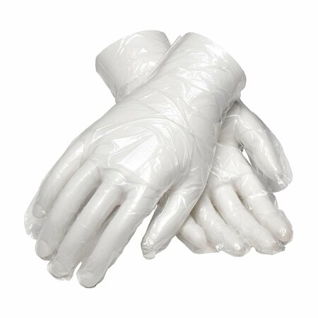 PIP Poly Disposable Gloves, 1 mil Palm, Polyethylene, L, 10000 PK 65-543/L